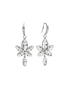 Boucles d'Oreilles Lotus Crystal