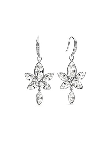 Boucles d'Oreilles Lotus Crystal