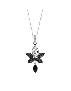 Collier Lotus Silver Night