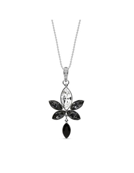 Collier Lotus Silver Night