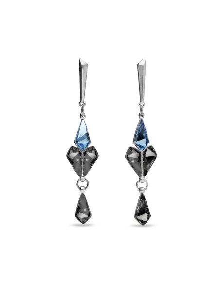 Boucles d'Oreilles Kite Cuatro Aquamarine