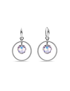 Boucles d'Oreilles Halo Aurora Borealis