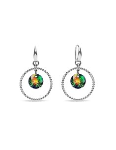 Boucles d'Oreilles Halo Vitrail Medium