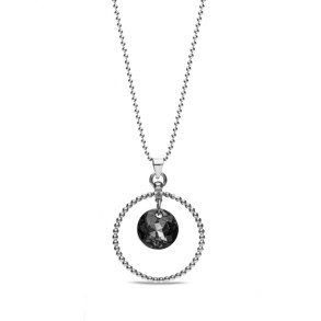 Collier Halo Silver Night