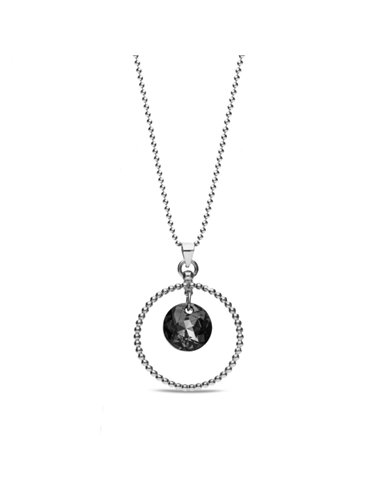 Collier Halo Silver Night