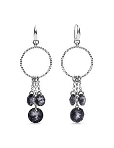 Pocono Earrings Silver Night