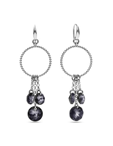 Boucles d'Oreilles Pocono Silver Night