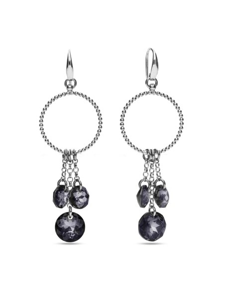 Boucles d'Oreilles Pocono Silver Night
