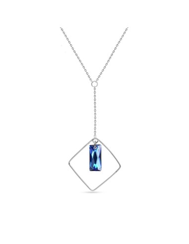 Nixa Square Necklace Bermuda Blue