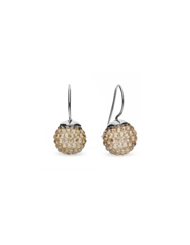 Pave Reno Earrings Golden Shadow
