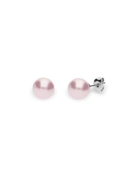 Boucles d'Oreilles Classic Pearl Rose