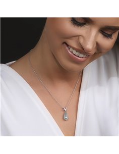 Eunice Necklace Light Grey 2