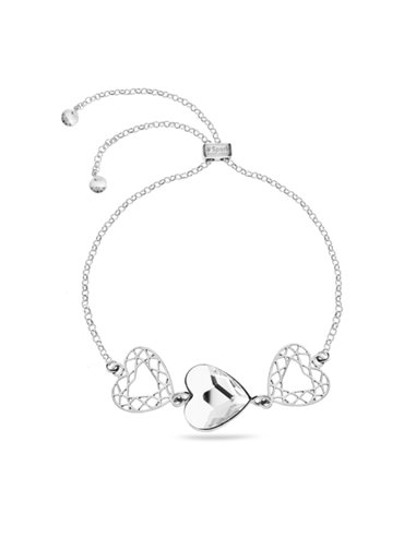 Bracelet Ajour Heart Crystal