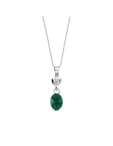 Collier Ovalan Emerald