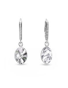 Boucles d'Oreilles Oval Chic Crystal