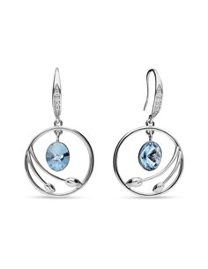 Almira Earrings Aquamarine