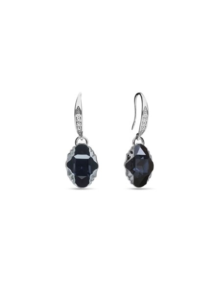 Boucles d'Oreilles Delia Chic Graphite Light Chrome