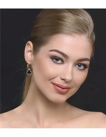 Delia Chic Earrings Graphite Light Chrome