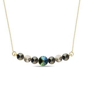 Collier Smile Gold Black Diamond