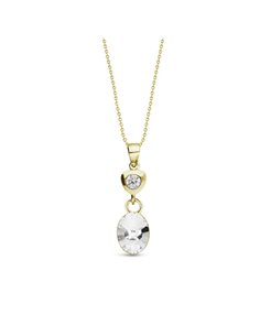 Collier Ovalan Gold Crystal