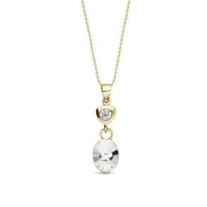 Collier Ovalan Gold Crystal