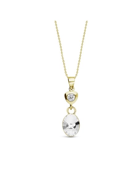 Collier Ovalan Gold Crystal