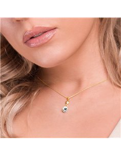 Collier Ovalan Gold Crystal 2
