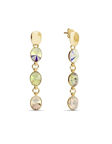 Boucles d'Oreilles Tressie Gold Golden Shadow