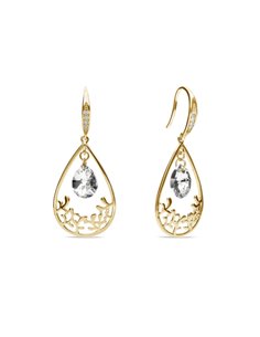 Boucles d'Oreilles Alamosa Gold Crystal
