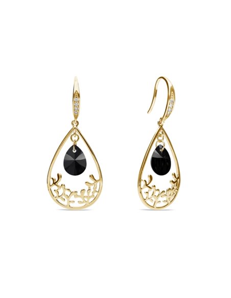 Alamosa Gold Earrings Jet