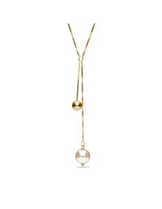Hazen Gold Necklace Cream Rose