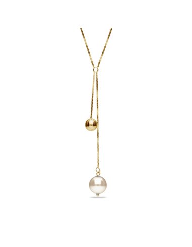 Hazen Gold Necklace Cream Rose