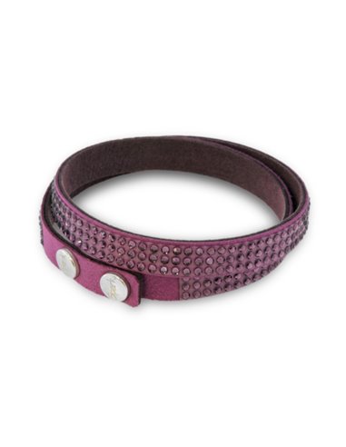 Beautiful Rainbow Long Bracelet Fuchsia Amethyst