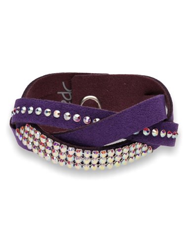 Mix Braid Bracelet Violet