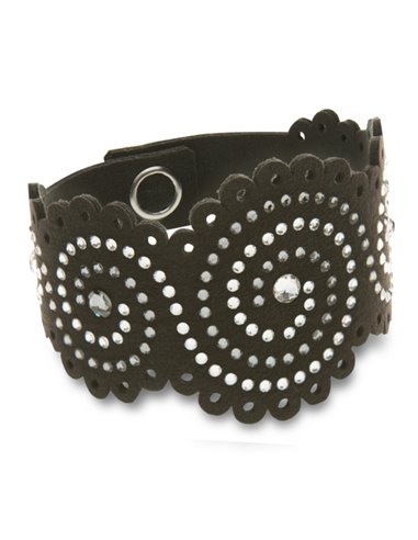 Helix Bracelet Silver Crystal