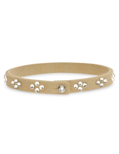 Karo Tennis Bracelet Silk Crystal