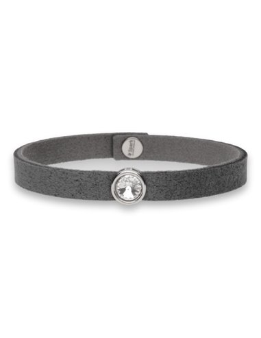 Bracelet Bonbon Tennis Grey Crystal