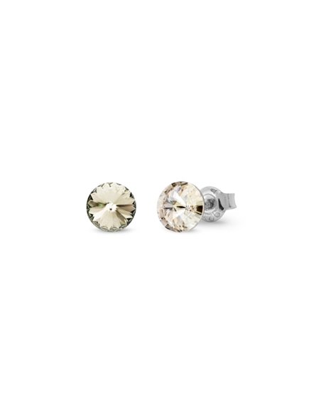 Small Candy Studs Earrings Silver Shade