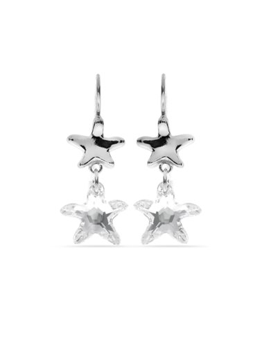 Kolczyki Starfish Crystal