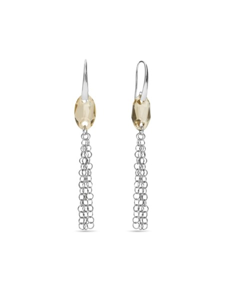 Long Story Earrings Golden Shadow