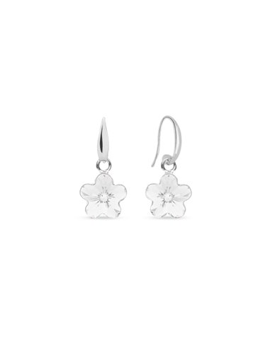 Boucles d'Oreilles Flower Crystal