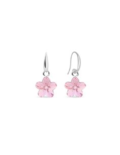 Boucles d'Oreilles Flower Light Rose