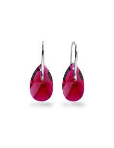 Classic Drop Earrings Ruby