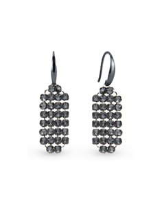 Boucles d'Oreilles Stylish Silver Night