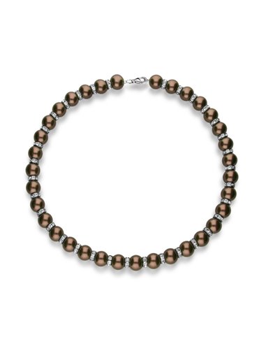 Collier Pearl Chic Bronze