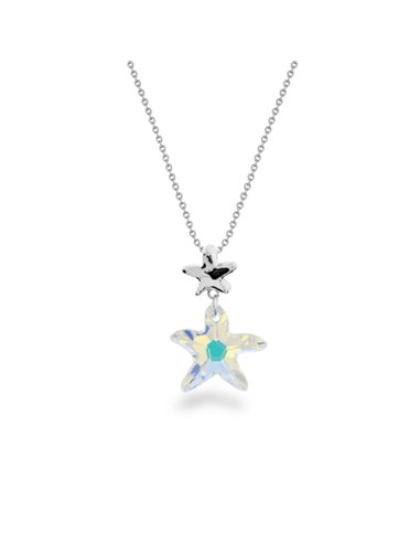 Collier Starfish Aurore Boreale
