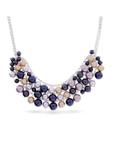 Pure Pearl Necklace Blue