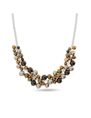 Collier Pure Pearl Small Brown