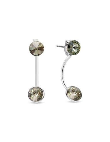 Rueda Earrings Black Diamond