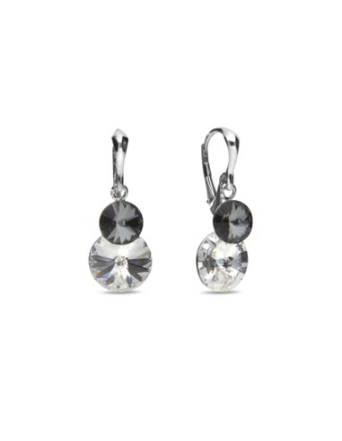 Boucles d'Oreilles Lucido Silver Night
